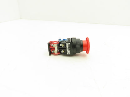 Fuji Electric 24V Illuminated Red E-Stop Mushroom Twist 30mm 250V 6A