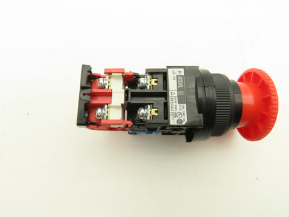 Fuji Electric 24V Illuminated Red E-Stop Mushroom Twist 30mm 250V 6A