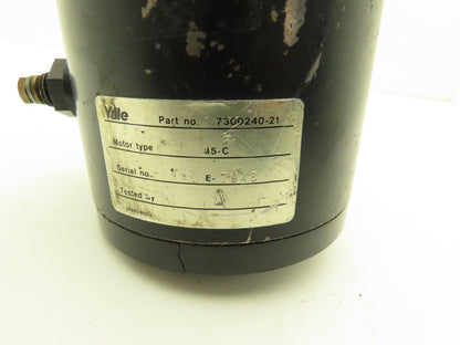 Yale 7300240-21 Forklift Drive Motor 24V 7/16 Shaft
