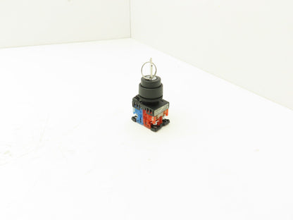 Fuji Electric Keyed Switch 2-Position Maintained 22mm 250V 6A