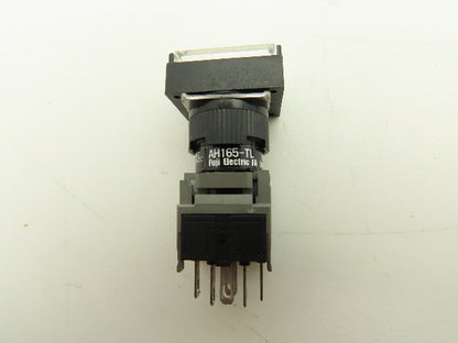 Fuji Electric Illuminated Pushbutton Switch White Momentary 15mm 250V Lot of 3