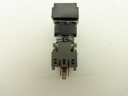 Fuji Electric Illuminated Pushbutton Switch White Momentary 15mm 250V Lot of 3