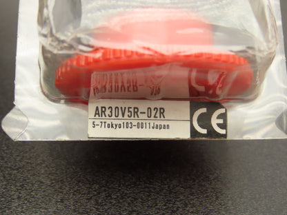 Fuji Electric AR30V5R-02R Red E-stop Pushbutton Twist 30mm 250V 6A Lot of 3