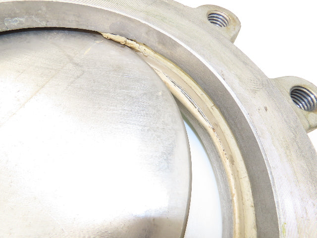 Fabri-Valve C67 10" Stainless Knife Gate Valve Rising Stem Lug Style *Bad Seal*