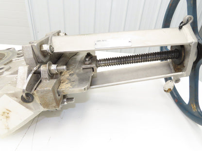 Fabri-Valve C67 10" Stainless Knife Gate Valve Rising Stem Lug Style *Bad Seal*