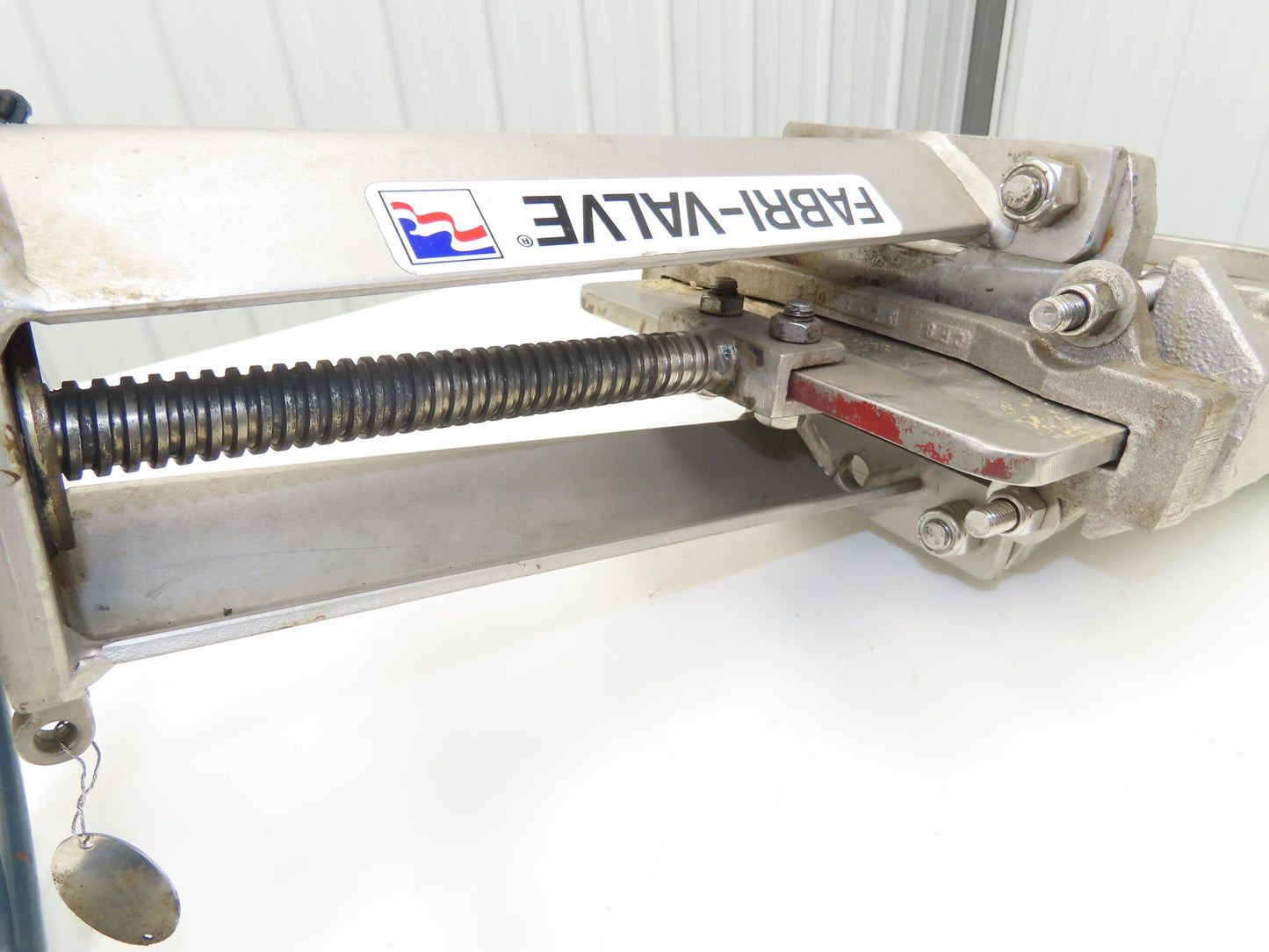 Fabri-Valve C67 10" Stainless Knife Gate Valve Rising Stem Lug Style *Bad Seal*