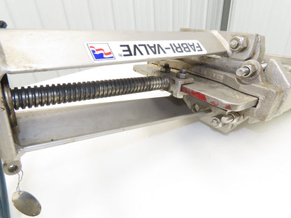 Fabri-Valve C67 10" Stainless Knife Gate Valve Rising Stem Lug Style *Bad Seal*