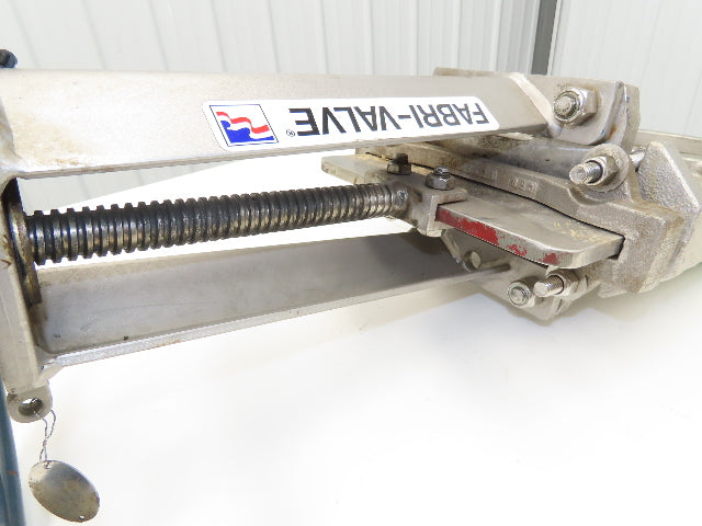 Fabri-Valve C67 10" Stainless Knife Gate Valve Rising Stem Lug Style *Bad Seal*