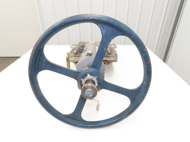 Fabri-Valve C67 10" Stainless Knife Gate Valve Rising Stem Lug Style *Bad Seal*