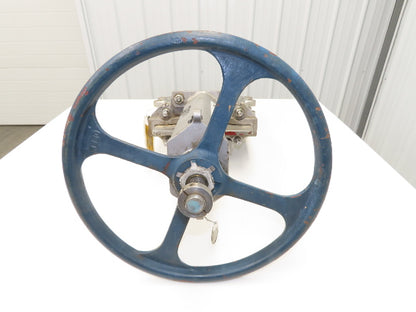 Fabri-Valve C67 10" Stainless Knife Gate Valve Rising Stem Lug Style *Bad Seal*