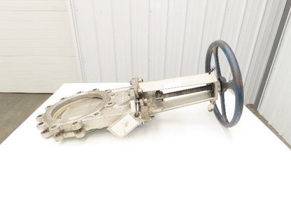 Fabri-Valve C67 10" Stainless Knife Gate Valve Rising Stem Lug Style *Bad Seal*