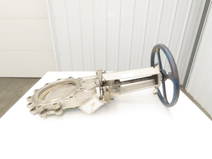 Fabri-Valve C67 10" Stainless Knife Gate Valve Rising Stem Lug Style *Bad Seal*