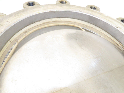 Fabri-Valve C67 10" Stainless Knife Gate Valve Rising Stem Lug Style *Bad Seal*