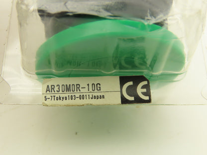 Fuji Electric Pushbutton Switch Mushroom Green 30mm 250V 6A Lot of 3