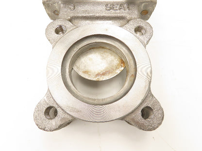 DeZurik Fig. 824 3" Stainless Knife Gate Valve Lug Style Rising Stem Metal Seat