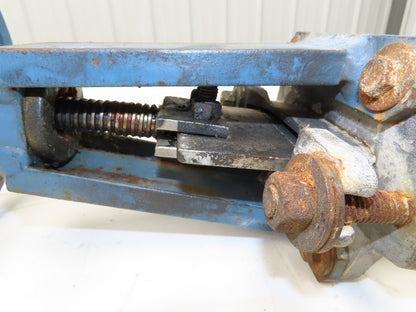 DeZurik Fig. 824 3" Stainless Knife Gate Valve Lug Style Rising Stem Metal Seat