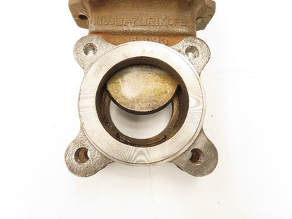 DeZurik Fig. 824 3" Stainless Knife Gate Valve Lug Style Rising Stem Metal Seat