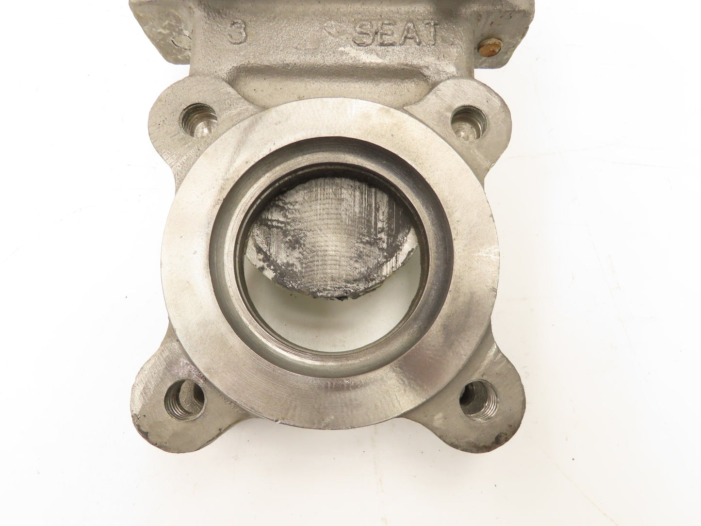 DeZurik Fig. 824 3" Stainless Knife Gate Valve Lug Style Rising Stem Metal Seat