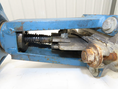 DeZurik Fig. 824 3" Stainless Knife Gate Valve Lug Style Rising Stem Metal Seat