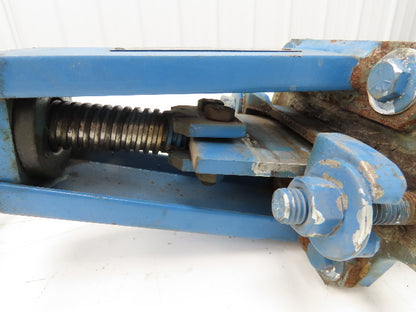 DeZurik Fig. 827 3" Stainless Knife Gate Valve Lug Style Rising Stem Metal Seat