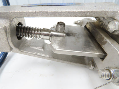 FNW 65BM 3" Stainless Knife Gate Valve V-Port Rising Stem Metal Seat