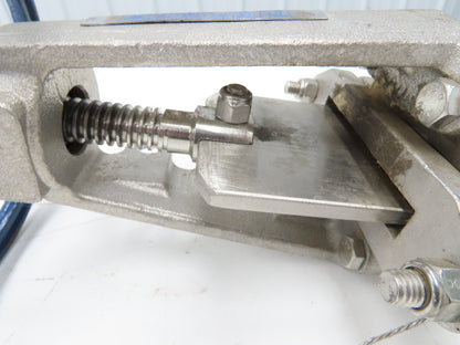 FNW 65BM 3" Stainless Knife Gate Valve V-Port Rising Stem Metal Seat