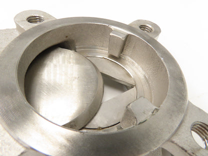 FNW 65BM 3" Stainless Knife Gate Valve V-Port Rising Stem Metal Seat