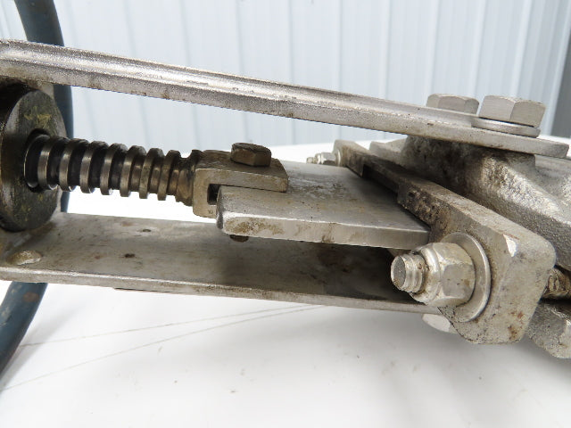 ITT Fabri-Valve C37 3" Stainless Knife Gate Valve Rising Stem Metal Seat