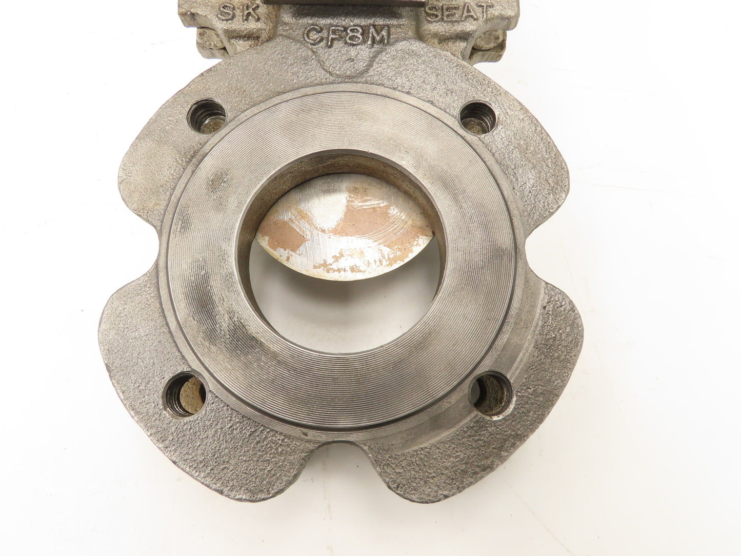 ITT Fabri-Valve C37 3" Stainless Knife Gate Valve Rising Stem Metal Seat