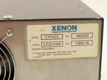 Xenon CTR-810 RC 800 UV Vis Pulsed Lighting System Controller 2-C32-H105 Config
