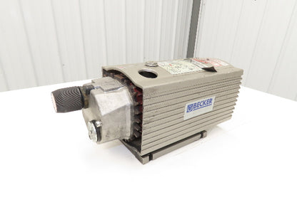 Becker VT 4.10 Rotary Vane Oil-less Vacuum Pump 1Hp 850mbar 460V 3PH 12m³/h