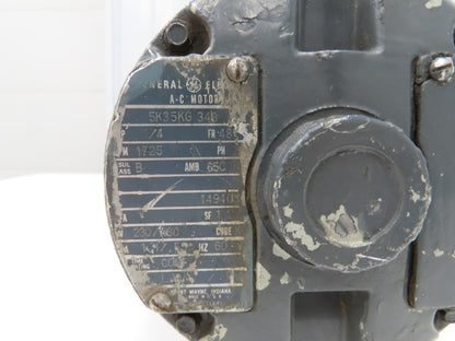 GE General Electric 5K35KG343 Inline Gearmotor 31.3:1 Reducer 56rpm 460V 3PH