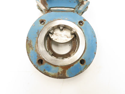 DeZurik 828 3" Knife Gate Valve Lug Style Rising Stem 316SS Disc Rubber Seat