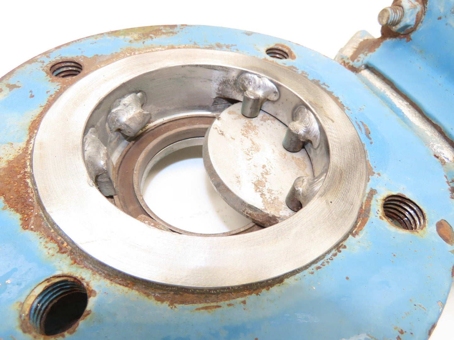 DeZurik 828 3" Knife Gate Valve Lug Style Rising Stem 316SS Disc Rubber Seat