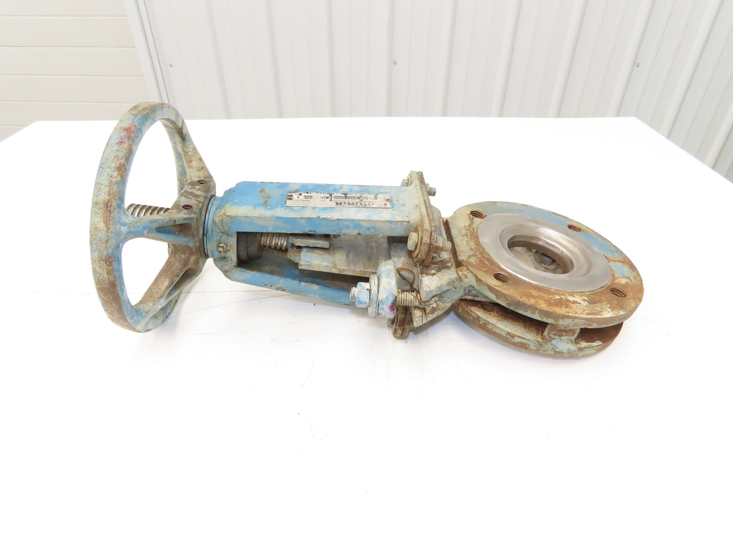 DeZurik 828 3" Knife Gate Valve Lug Style Rising Stem 316SS Disc Rubber Seat