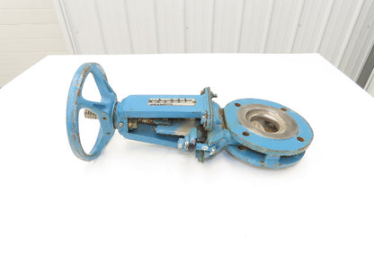 DeZurik 828 3" Knife Gate Valve Lug Style Rising Stem 316SS Disc *Bad Seal*