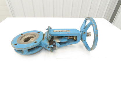 DeZurik 828 3" Knife Gate Valve Lug Style Rising Stem 316SS Disc *Bad Seal*