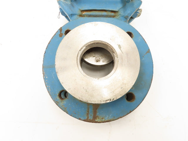 DeZurik 828 3" Knife Gate Valve Lug Style Rising Stem 316SS Disc *Bad Seal*