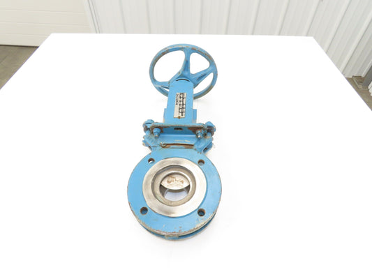 DeZurik 828 3" Knife Gate Valve Lug Style Rising Stem 316SS Disc *Bad Seal*