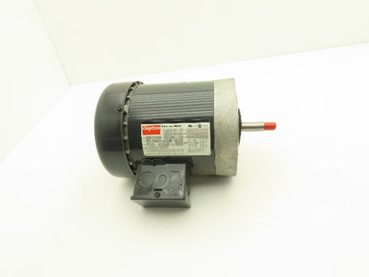 Dayton 3N723 AC Electric Motor 1/2Hp 3450rpm 220/440v 3Ph 56J Frame TEFC