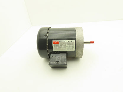 Dayton 3N723 AC Electric Motor 1/2Hp 3450rpm 220/440v 3Ph 56J Frame TEFC