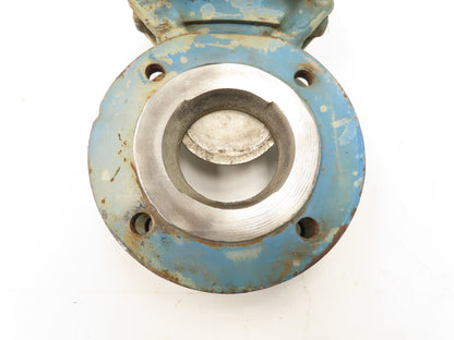 DeZurik 827 Flanged 3" Knife Gate Valve Rising Stem 316SS Disc Metal Seat