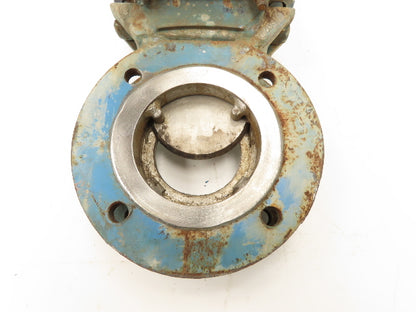 DeZurik 827 Flanged 3" Knife Gate Valve Rising Stem 316SS Disc Metal Seat