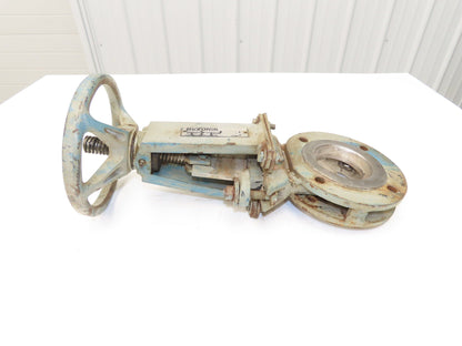 DeZurik 827 Flanged 3" Knife Gate Valve Rising Stem 316SS Disc Metal Seat