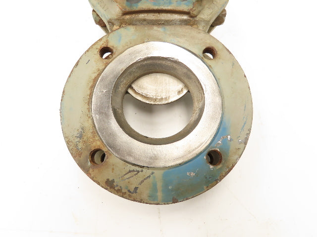 DeZurik 827 Flanged 3" Knife Gate Valve Rising Stem 316SS Disc Metal Seat