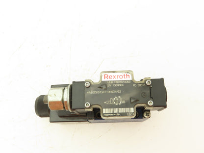 Rexroth 4WE6D62/EW110N9DA/62 Hydraulic Directional Solenoid Valve 110/120V