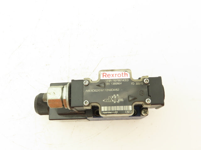 Rexroth 4WE6D62/EW110N9DA/62 Hydraulic Directional Solenoid Valve 110/120V