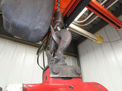 Aro R 1/4 Ton 500 LB Pneumatic Air Chain Hoist 7'10" Lift 7' Pull Chain