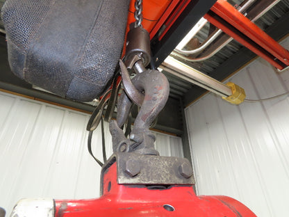 Aro R 1/4 Ton 500 LB Pneumatic Air Chain Hoist 7'10" Lift 7' Pull Chain