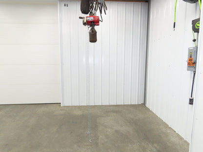 Aro R 1/4 Ton 500 LB Pneumatic Air Chain Hoist 7'10" Lift 7' Pull Chain